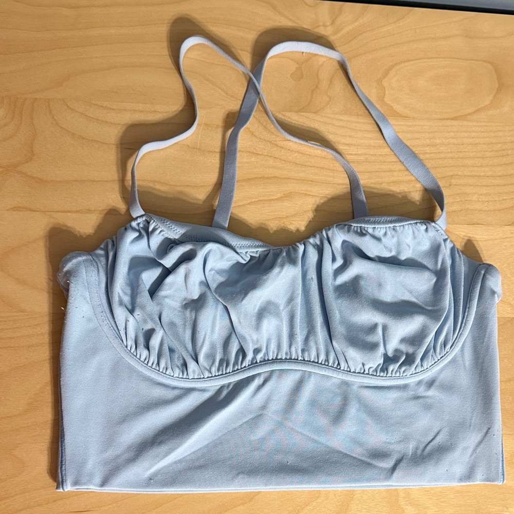 OFFLINE By Aerie Real Me Ruched Corset Sports Bra